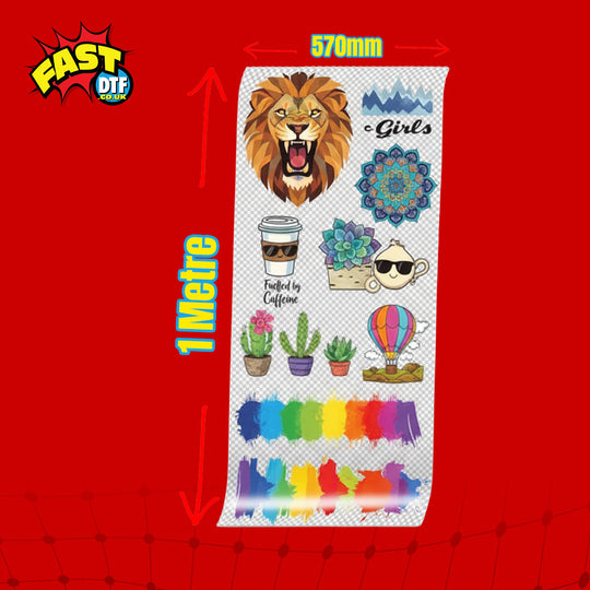Custom DTF Heat Transfer Upload Sheet - Fast DTF