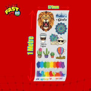 Custom DTF Heat Transfer Gang Sheet FastDTF