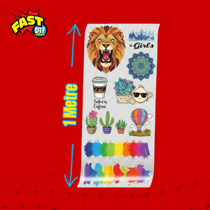 Custom DTF Heat Transfer Gang Sheet